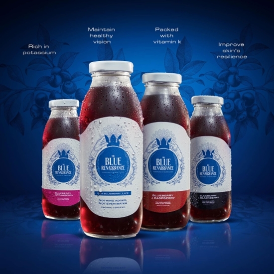 Suc de afine eco, fără zahăr adăugat și fără apă 300ml