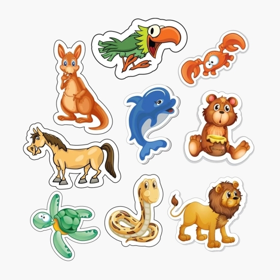 Joc educativ Animale magnetice, 30 piese, 3+ ani