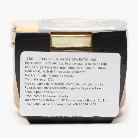 Terrine de rață (100% rață) 170g