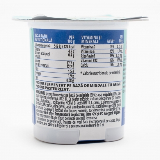 Desert non-lactat pe bază de migdale cu afine Carpos 125g