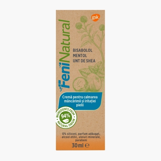 Cremă naturală pentru calmarea iritaților pielii, 30ml