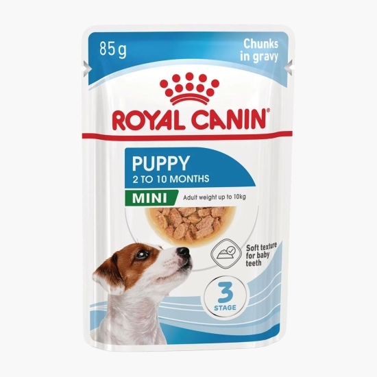 Hrană umedă Mini pentru câini juniori (2-10 luni) 85g