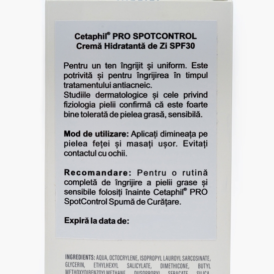 Cremă hidratantă SPF 30 Pro SpotControl 120ml
