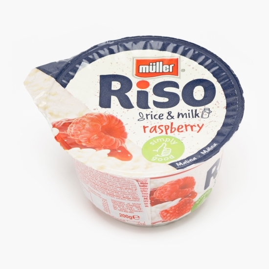 Orez cu lapte și dulceață de zmeură 200g