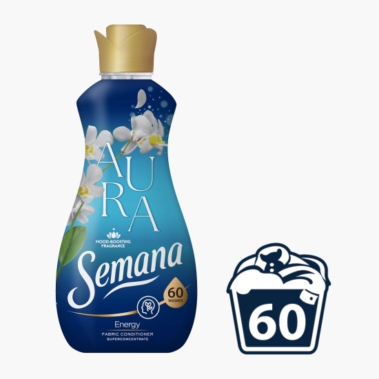 Balsam de rufe superconcentrat Aura Energy, 60 spălări, 1.2l