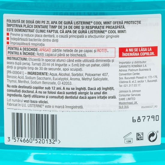 Apă de gură Cool Mint 1000ml