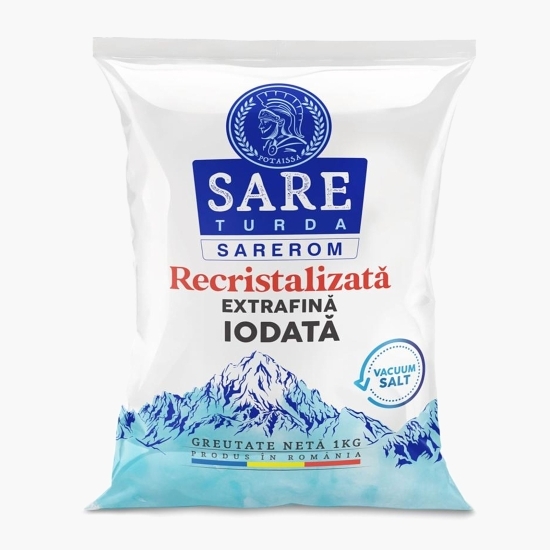 Sare extrafină recristalizată iodată 1kg