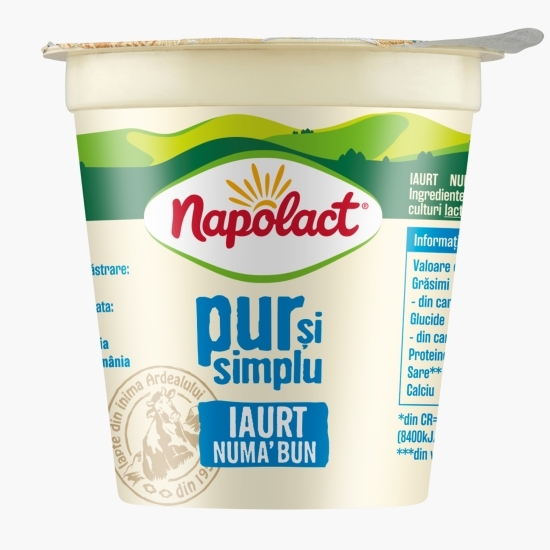 Iaurt Numa Bun 3% grăsime pahar 140g