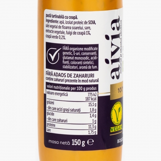 Pastă tartinabilă vegană cu ceapă 150g