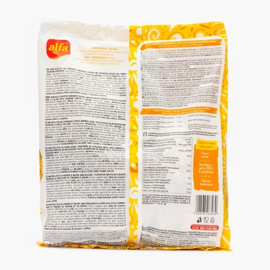 Mini Rollitos cu Cheddar și bacon 750g