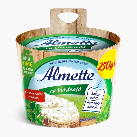 Cremă de brânză proaspătă cu verdeață 250g