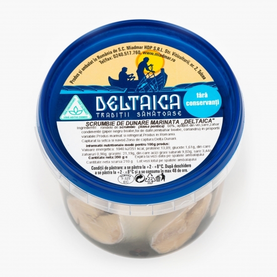 Scrumbie de Dunăre marinată 350g