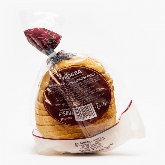 Pâine albă, feliată cu cartofi 500g