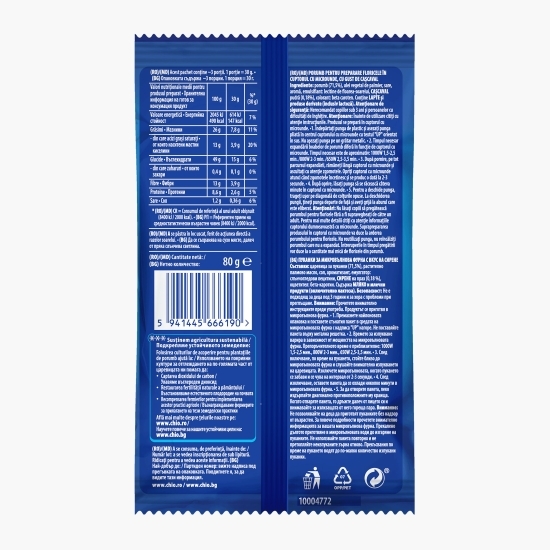 Popcorn microunde cu gust intens de cașcaval 80g