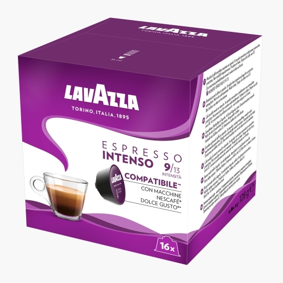 Espresso Intenso, 16 băuturi, capsule cafea compatibile Dolce Gusto