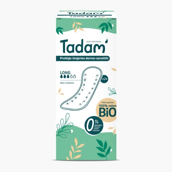 Absorbante zilnice bio hipoalergenice Long, 24 bucăți