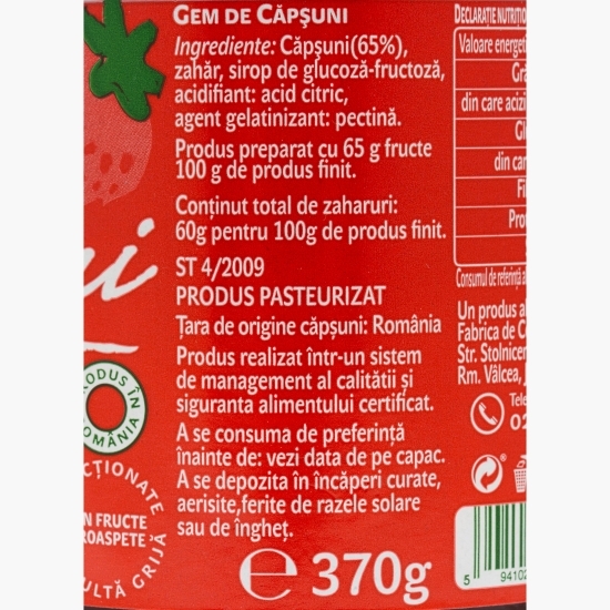 Gem de căpșuni 370g