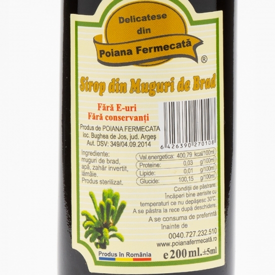 Sirop din muguri de brad 0.2l