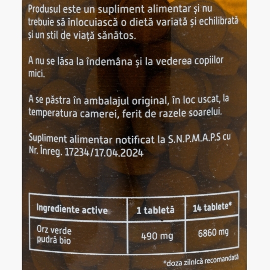 Orz verde eco, 250 tablete
