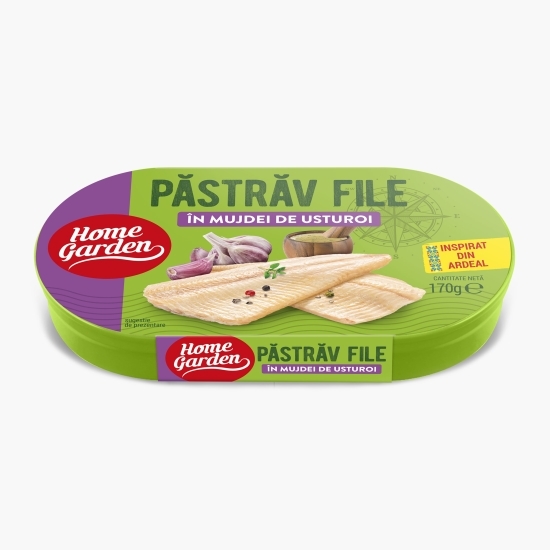Păstrăv file în mujdei 170g