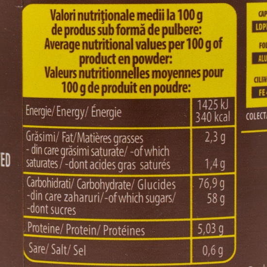 Ciocolată caldă cu aromă de Rom 250g