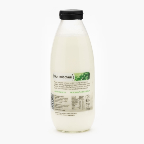 Lapte de vacă integral eco 3.5%-4.1% grăsime, 950ml