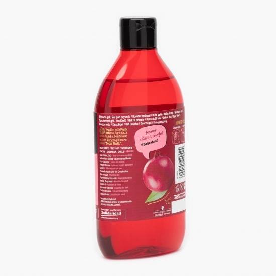 Gel de duș bio cu ulei rodie 385ml