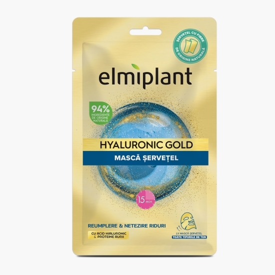 Mască șervețel Hyaluronic Gold 