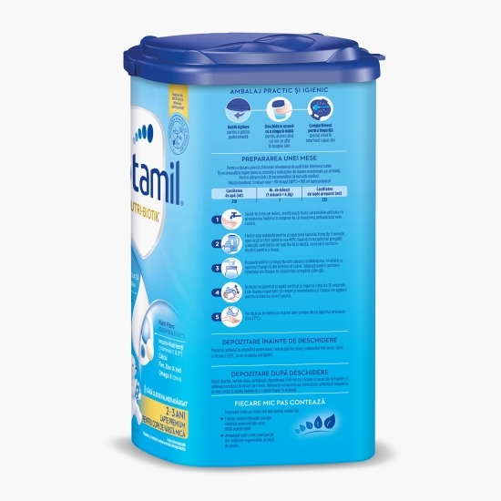 Pachet 3 x Lapte praf NUTRI-BIOTIK 2+, 2-3 ani, Nutricia, 800g