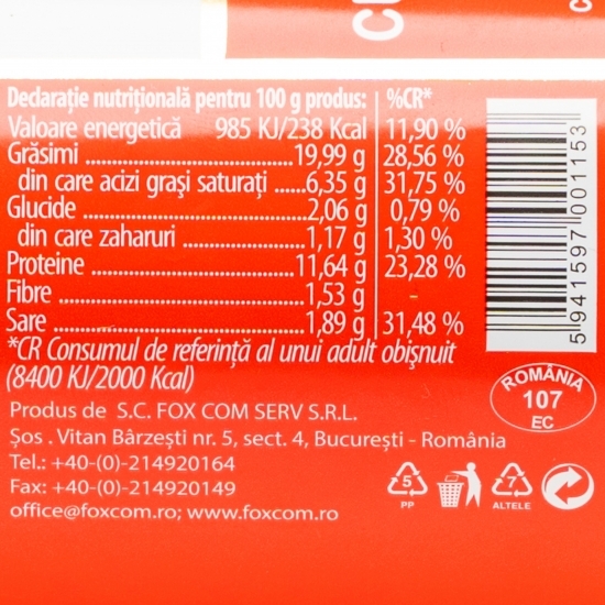 Parizer cu piept de pui 500g