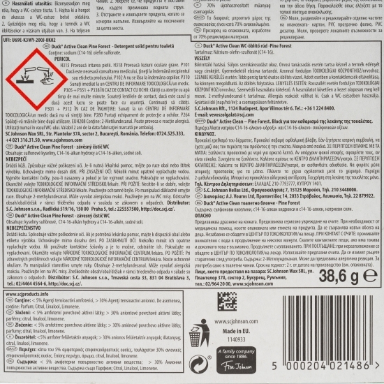 Aparat pentru vasul de toaletă Active Clean pin 38.6g