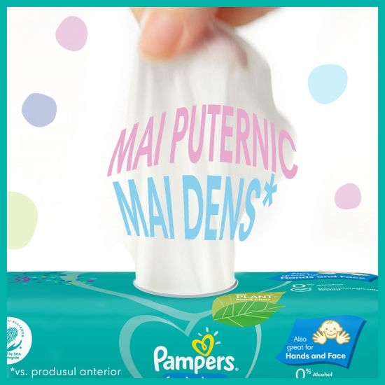Șervețele umede pentru bebeluși Fresh Clean 6 pachete x 52 buc
