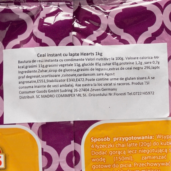 Ceai instant Chai Latte 1kg