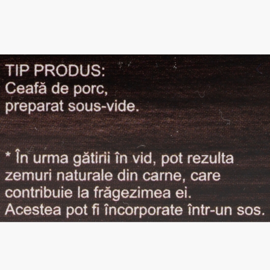 Ceafă de porc gătită lent 650g