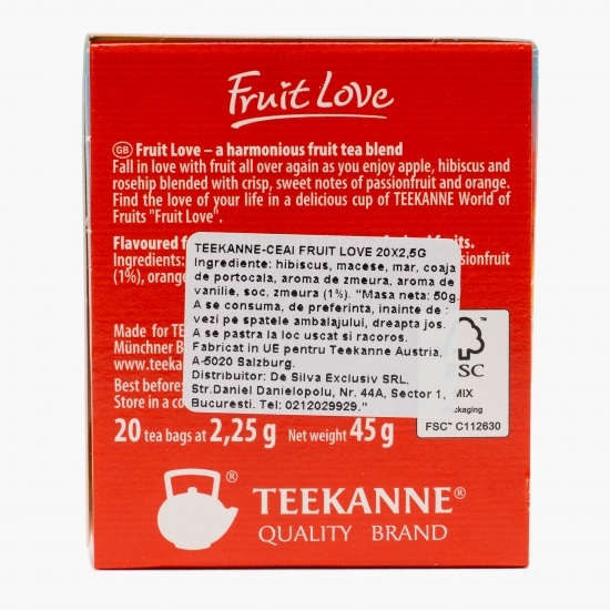 Ceai Fruit Love 20 plicuri