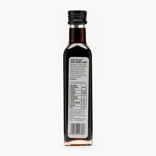 Sirop cafea caramel sărat 0.25l