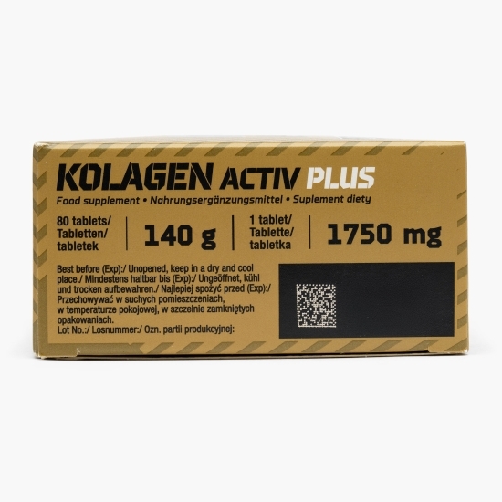 Supliment alimentar colagen și vitamine Kolagen Activ Plus, 80 tablete masticabile
