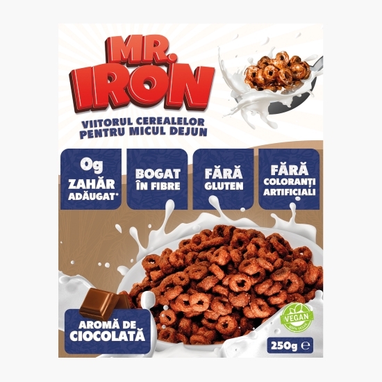 Cereale cu aromă de ciocolată, fără zahăr și gluten, 250g