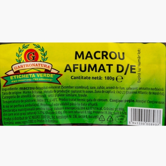 Macrou afumat 180g