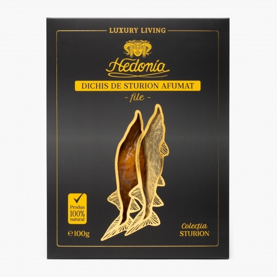 File de sturion afumat 100g