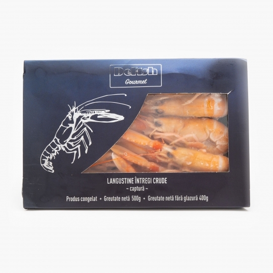 Langustine întregi crude 500g