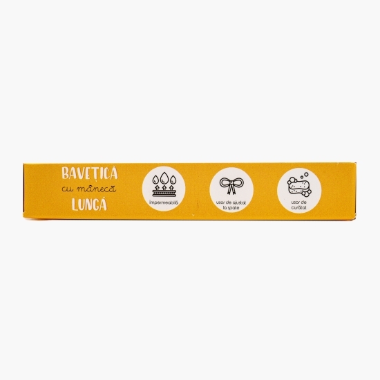 Bavețică cu mânecă lungă și buzunar - vulpe, +6 luni