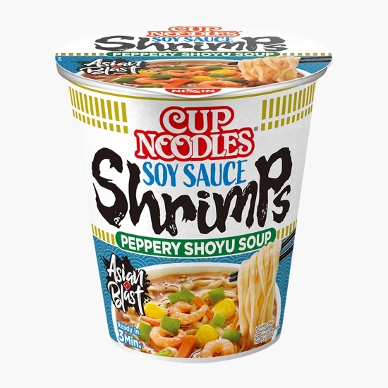Supă instant noodles cu aromă de creveți 63g