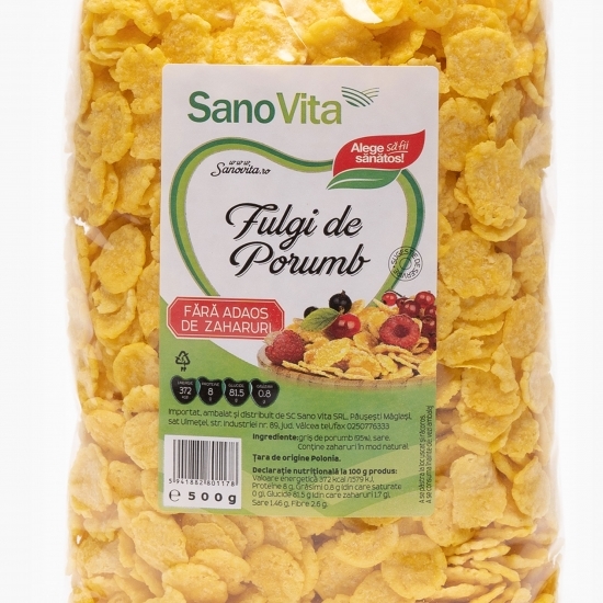 Fulgi de porumb fără zahăr 500g