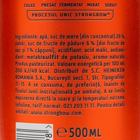 Cidru fructe de pădure doză 0.5l
