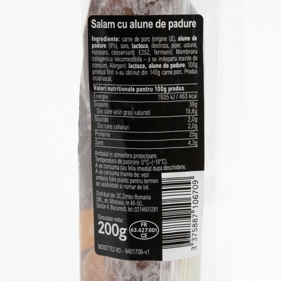 Salam cu alune de pădure 200g