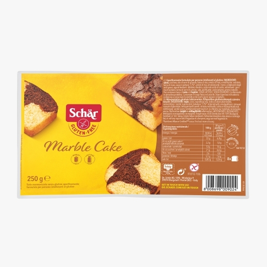 Chec cu vanilie și cacao Marble Cake, fără gluten și fără lactoză 250g