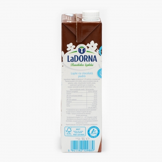 Lapte cu ciocolată 1.5% grăsime 1l