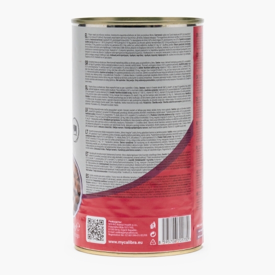 Hrană umedă pentru câini adulți, cu vită în aspic, 1240g 