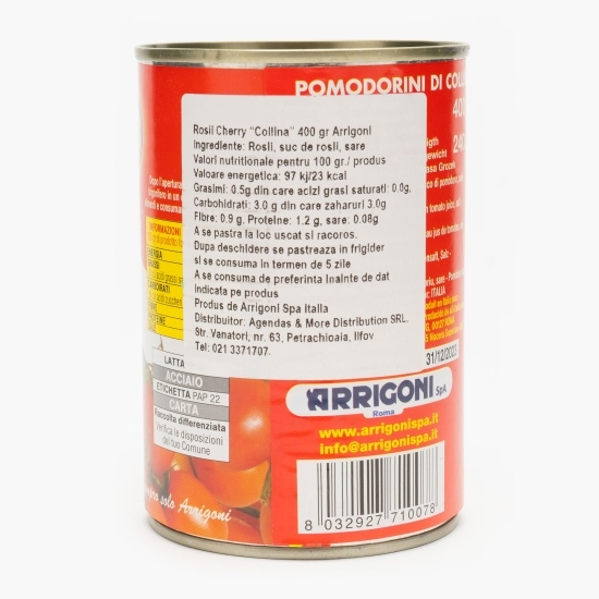 Roșii cherry în suc de roșii 400g